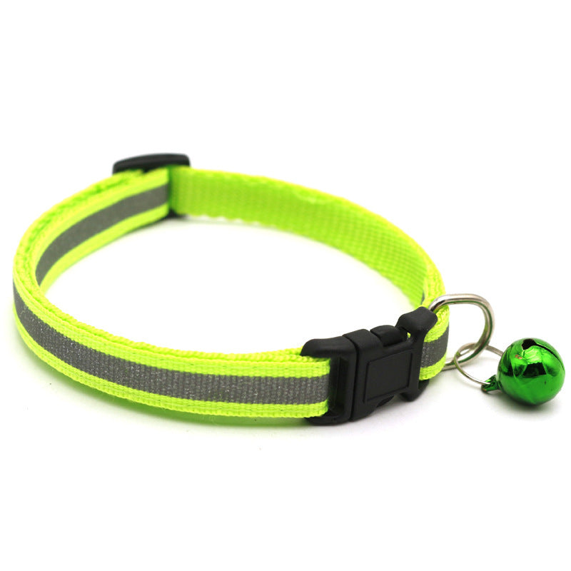 Reflective Bell Cat Collar for Pets
