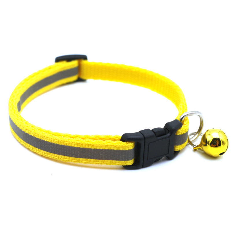 Reflective Bell Cat Collar for Pets